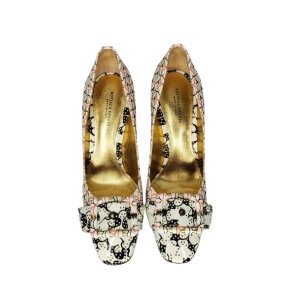 Bottega Veneta Patent Leather Block Heel Pumps - Picture 2 of 8